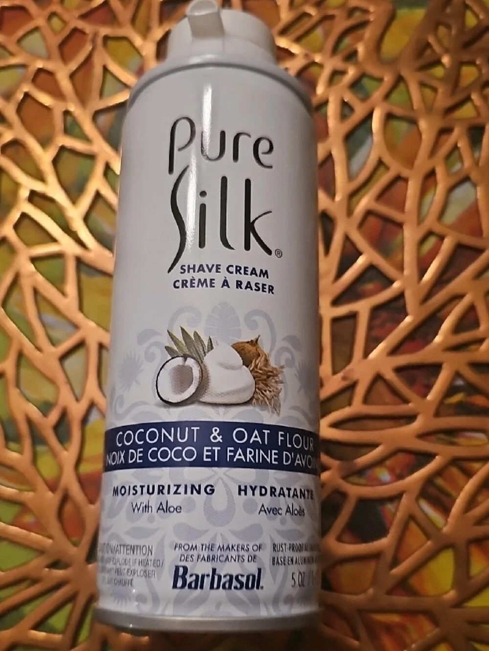 Coconut & Oat Flour Shave Cream - White
